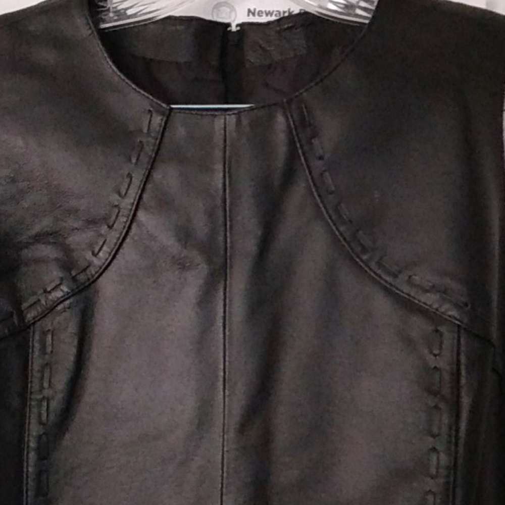 SEXY NEW LEATHER DRESS! - Picture 2 of 4